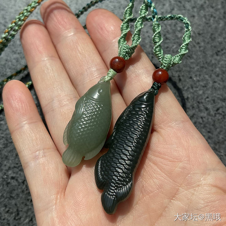 青花手镯、无事牌吊坠_和田玉