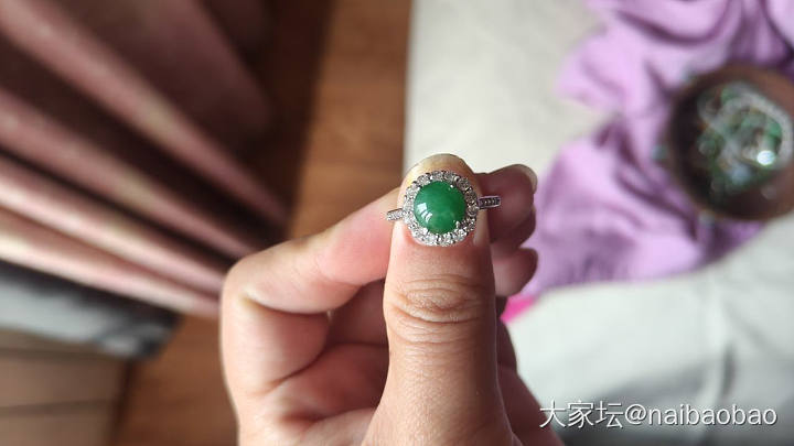 天然缅甸A货翡翠戒指手链_翡翠