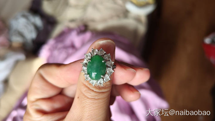 天然缅甸A货翡翠绿破手链_翡翠