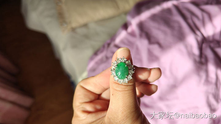 天然缅甸A货翡翠绿破手链_翡翠