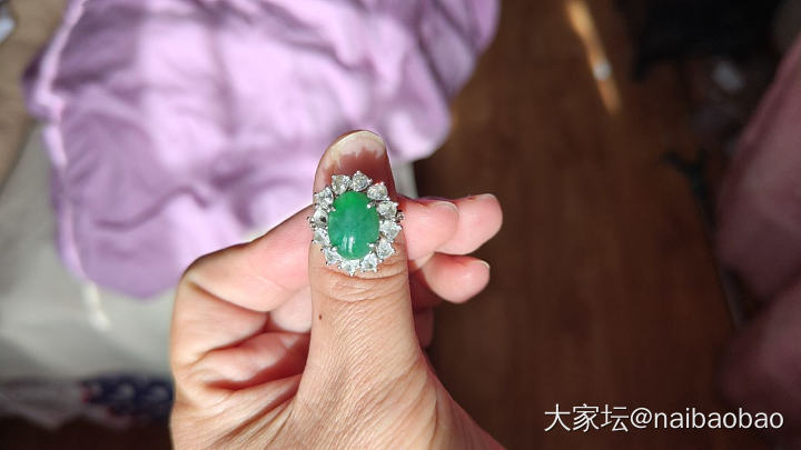 天然缅甸A货翡翠绿破手链_翡翠