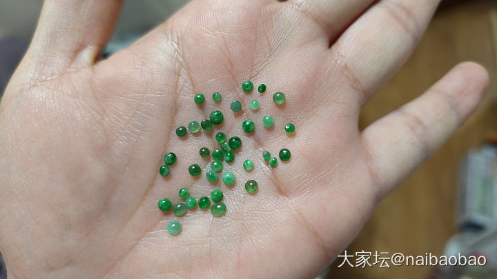 天然缅甸A货翡翠绿破手链_翡翠