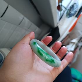 升级转正阳绿乌鸡翡翠手镯