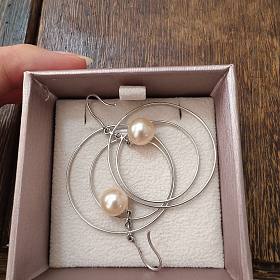 350克价出18K珍珠耳环