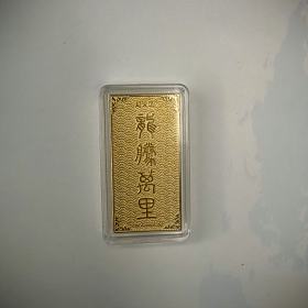 旧贴新用周大福金条 金猪接福