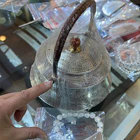 出白银传的手工银壶全新