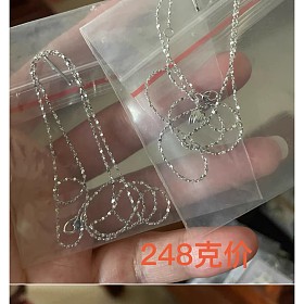 周六福铂金pt950项链