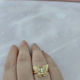 曼卡龙幽梦蝶生戒指