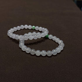 茅台白8mm冰珠手串