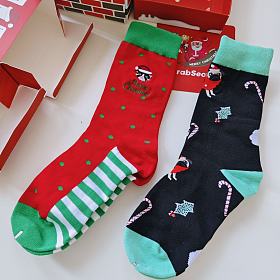 超美小精品圣诞袜2双/盒 情绪价值瞬间拉满～