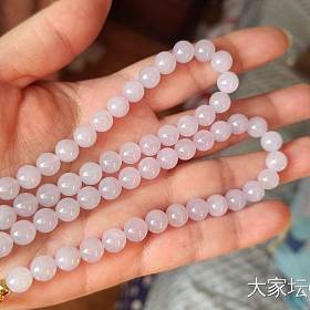 天然缅甸A货翡翠珠链