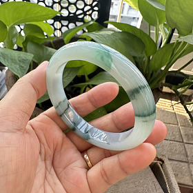 冰种飘花大口径60mm