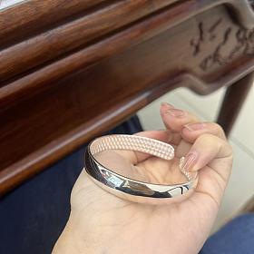 各种妈妈镯银手镯合集