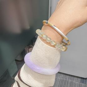 随缘出一个精工足银手镯