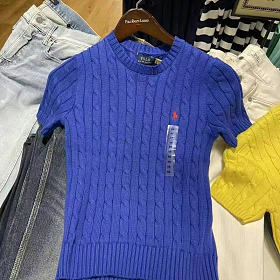 拉夫劳伦麻花针织衫