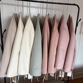 亏大本清仓新中式双面呢外套