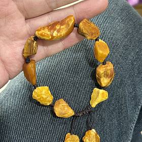 蜜蜡俄料籽料手串