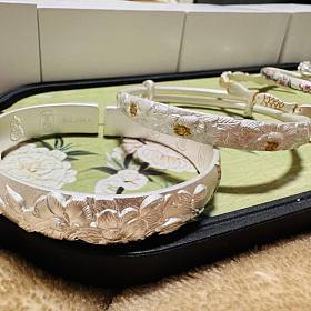 各种银镯全新
