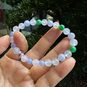 7.5mm清新三彩手串