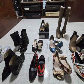 清鞋柜，36码，基本全新，任选三双50元包邮。