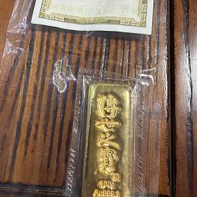 出银行全新未拆封金条100克大盘出