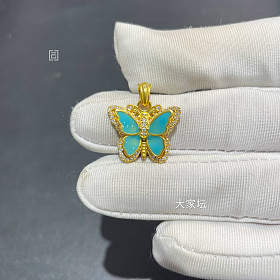 蓝彩小蝴蝶吊坠 拼团代购20260418期（4月20日下午三点截团）