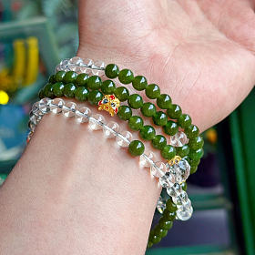 出条碧玉万能链