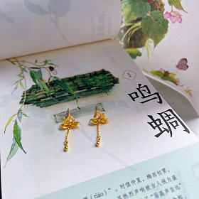 珍珠吊坠，周六福耳饰，周生生小羽毛
