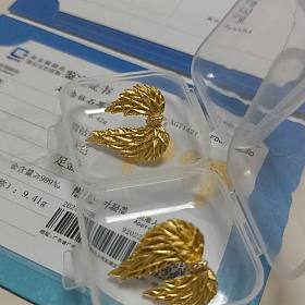 出福来岛天使之翼钻石耳钉，朗妈神话种子手链！