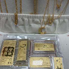 不定期大盘价回血黄金金条，品牌黄金首饰低于官方价
