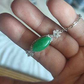天然缅甸A货翡翠手链