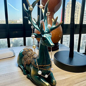 极品糖果皇后海水珍珠项链满天星锁骨链