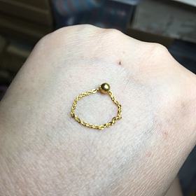 足金6号链条戒指