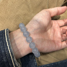 蓝紫冰胶手串