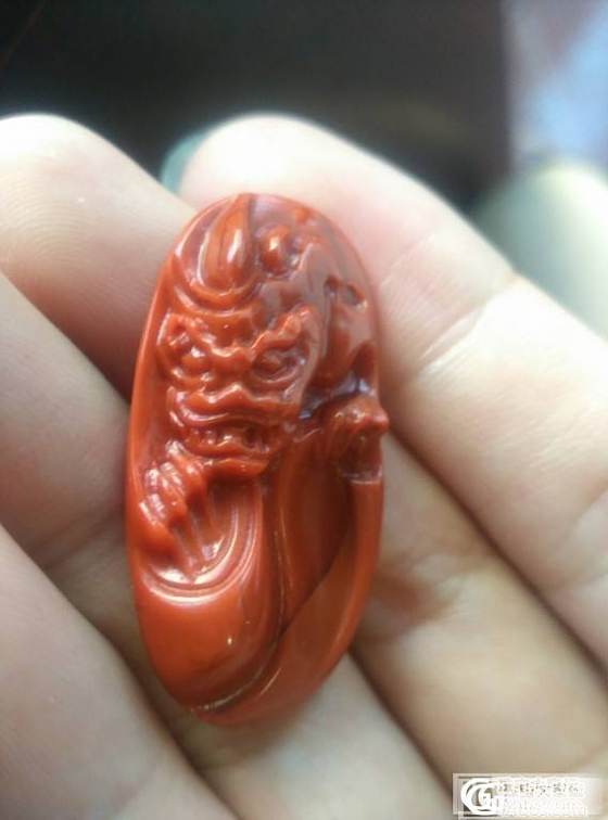 刚刚抛光好的几个小南红_挂件南红
