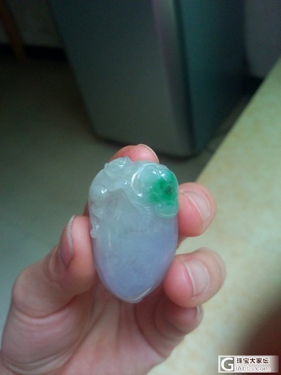 更新：超值价翡翠吊坠，收到还图说我拍照比证书照还丑，第一家呀~~给闪还闪~顶贴闪..._翡翠