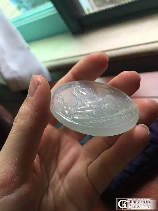 冰种吊坠们出了，平安扣，如意，福瓜啥的~附带一个碧玉手牌_翡翠