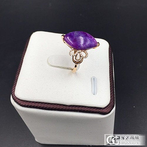 优雅紫  舒俱来 送妈妈好礼物  舒俱来随形戒指  价格4500元