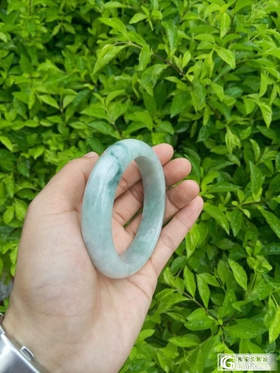新买的镯子_手镯翡翠