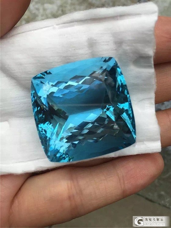 看好海蓝宝的收藏价值，终于入了圣玛利亚色_珠宝