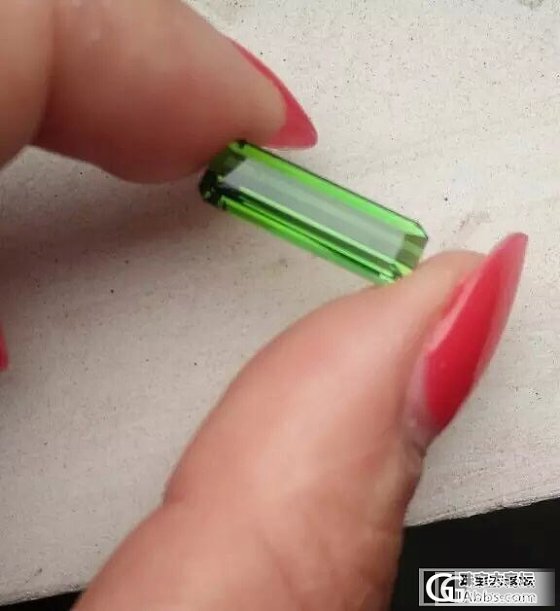 2年前买的绿碧玺_宝石