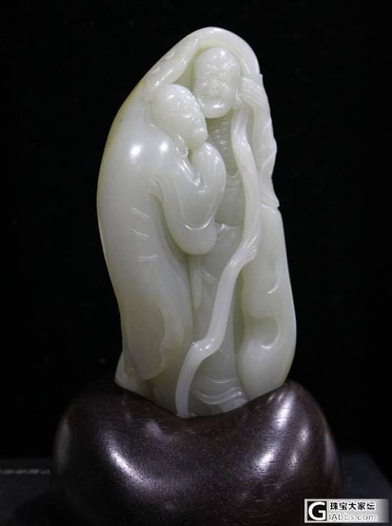 和田白玉【玉友园】450克“天机”_玉石