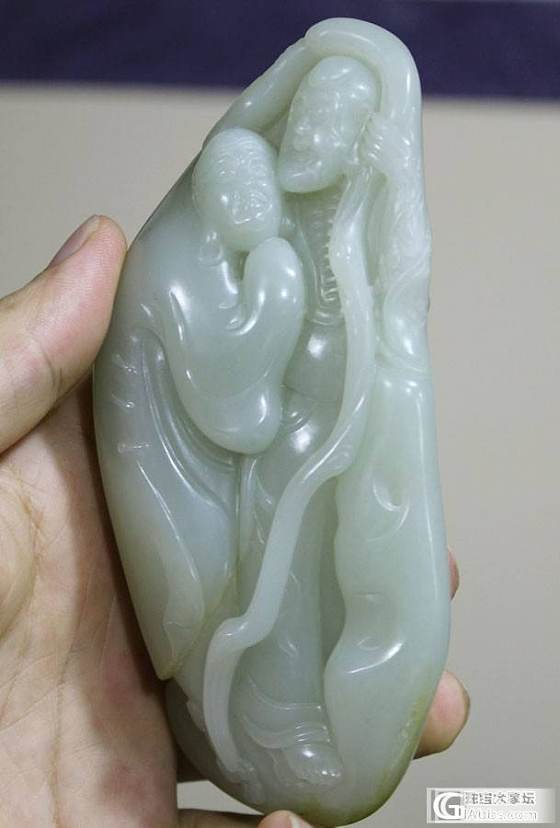 和田白玉【玉友园】450克“天机”_玉石