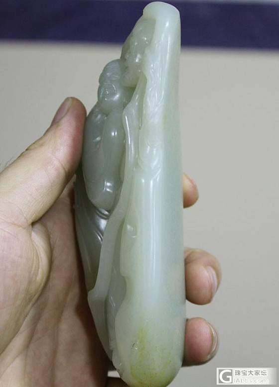 和田白玉【玉友园】450克“天机”_玉石