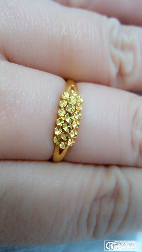 金叶珠宝小戒指_金