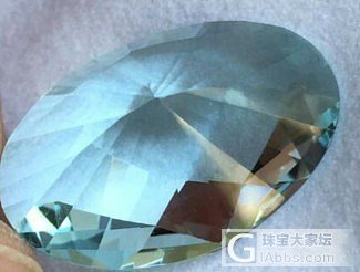 新手求教：这颗海蓝宝大约多少钱能入？多谢_海蓝宝刻面宝石
