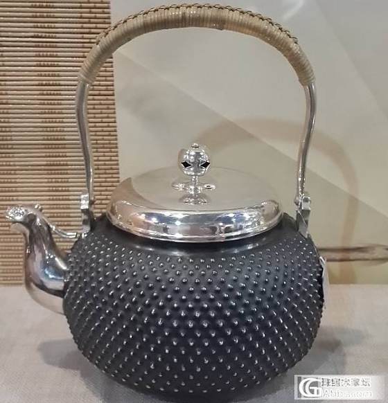 今天看到的银壶，很漂亮～_银器银
