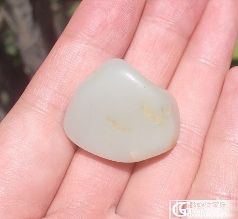 和田玉明价籽料手串_玉石