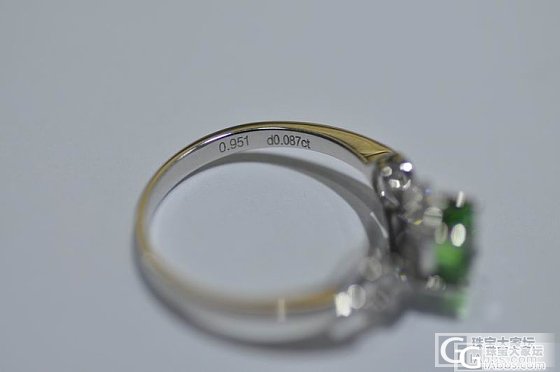 蓝钻珠宝18K镶钻豪华款【沙弗莱戒指】照片没经过任何处理_宝石