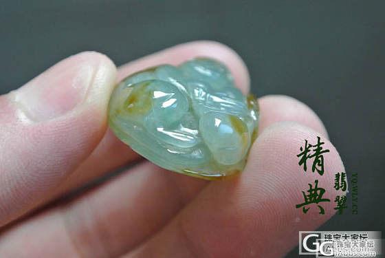 【精典翡翠】黄翡俏色生肖猴子_翡翠
